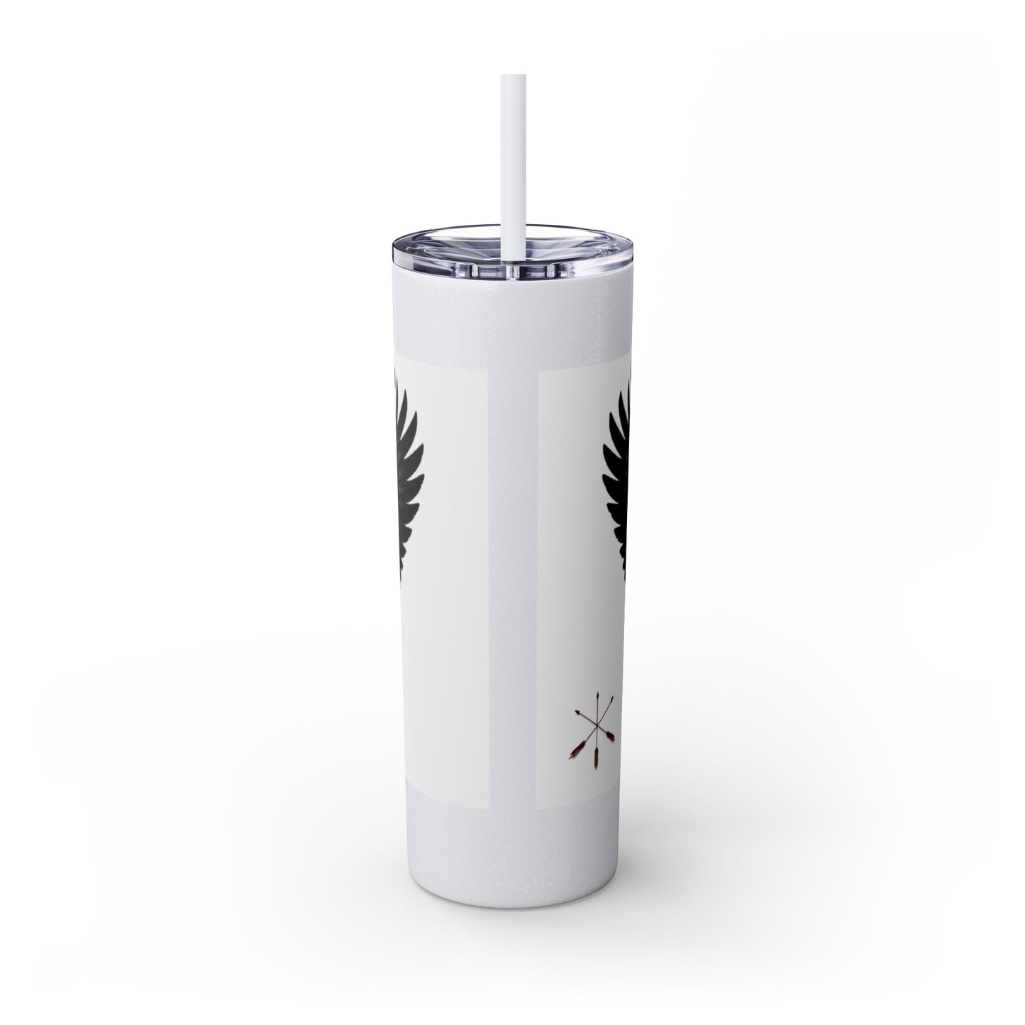 Sac Fox Skinny Tumbler with Straw, 20oz
