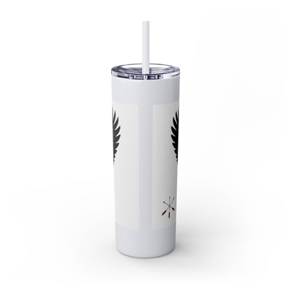 Sac Fox Skinny Tumbler with Straw, 20oz