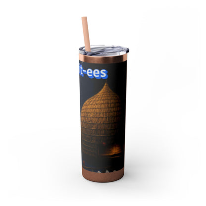 Wichita Skinny Tumbler with Straw, 20oz