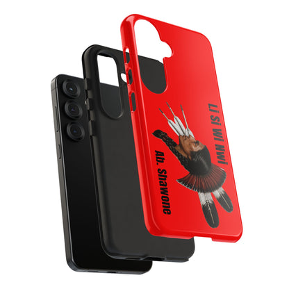Absentee Shawnee Headdress Phone Case — 'Li Si Wi Ni' Design