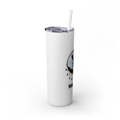 Modoc Eagle Skinny Tumbler – 20oz Straw Travel Cup (Maklaks)
