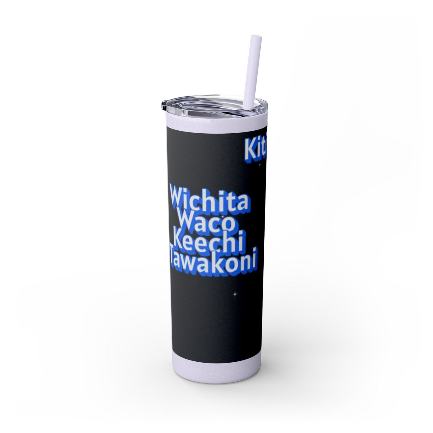 Wichita Skinny Tumbler with Straw, 20oz