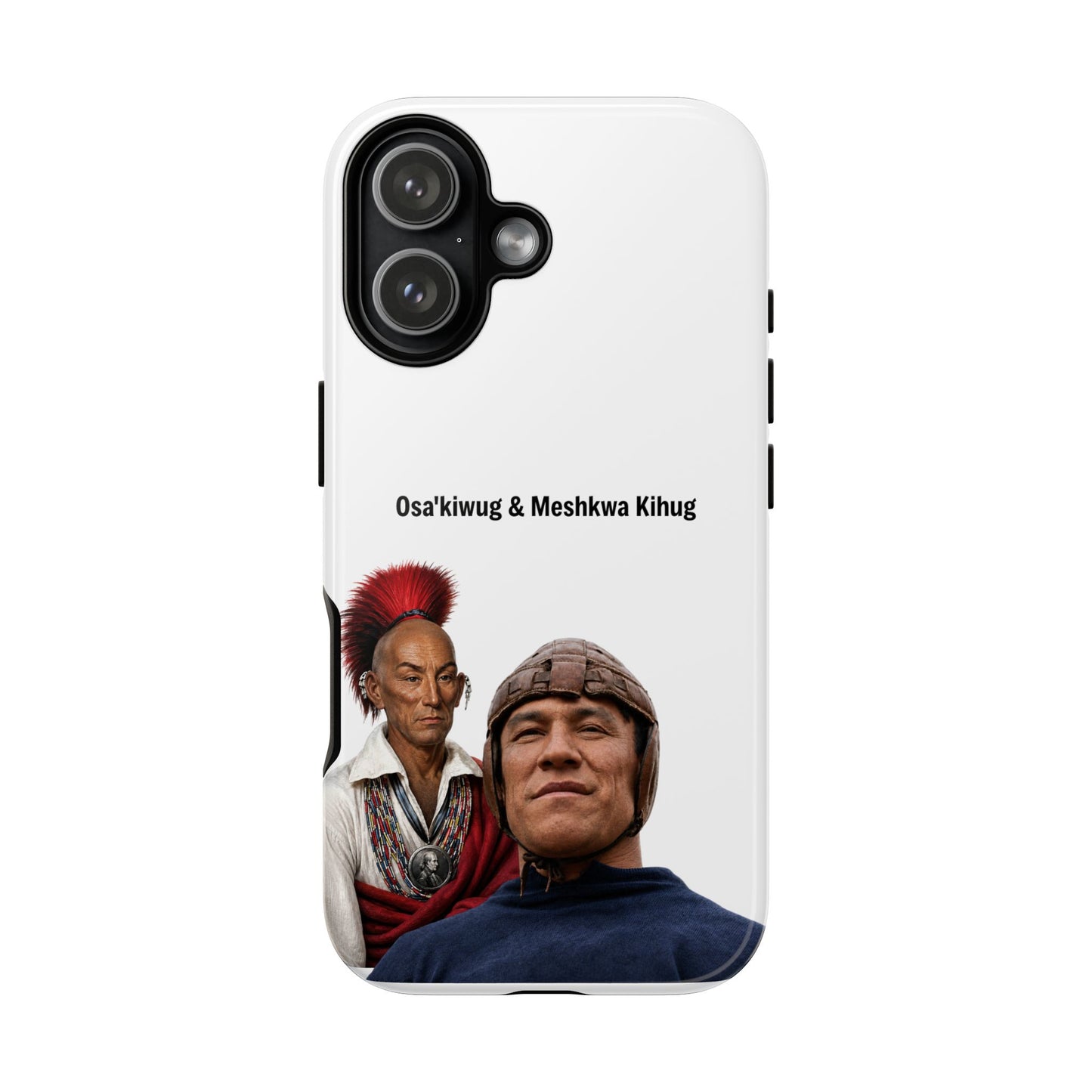 Sac&Fox Phone Case — 'Blackhawk' Raven Crest Protective Tough Case