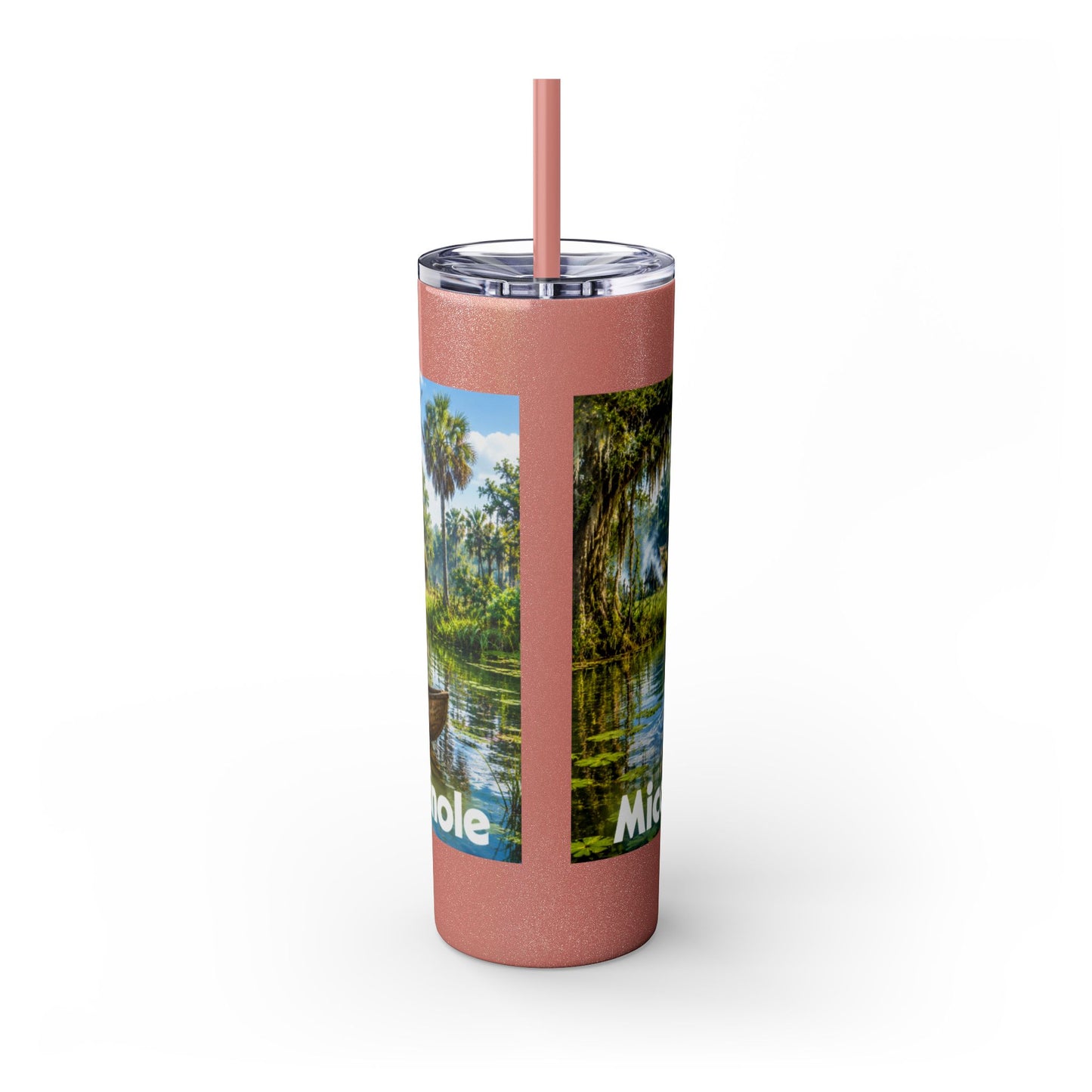 Seminole Skinny Tumbler with Straw, 20oz