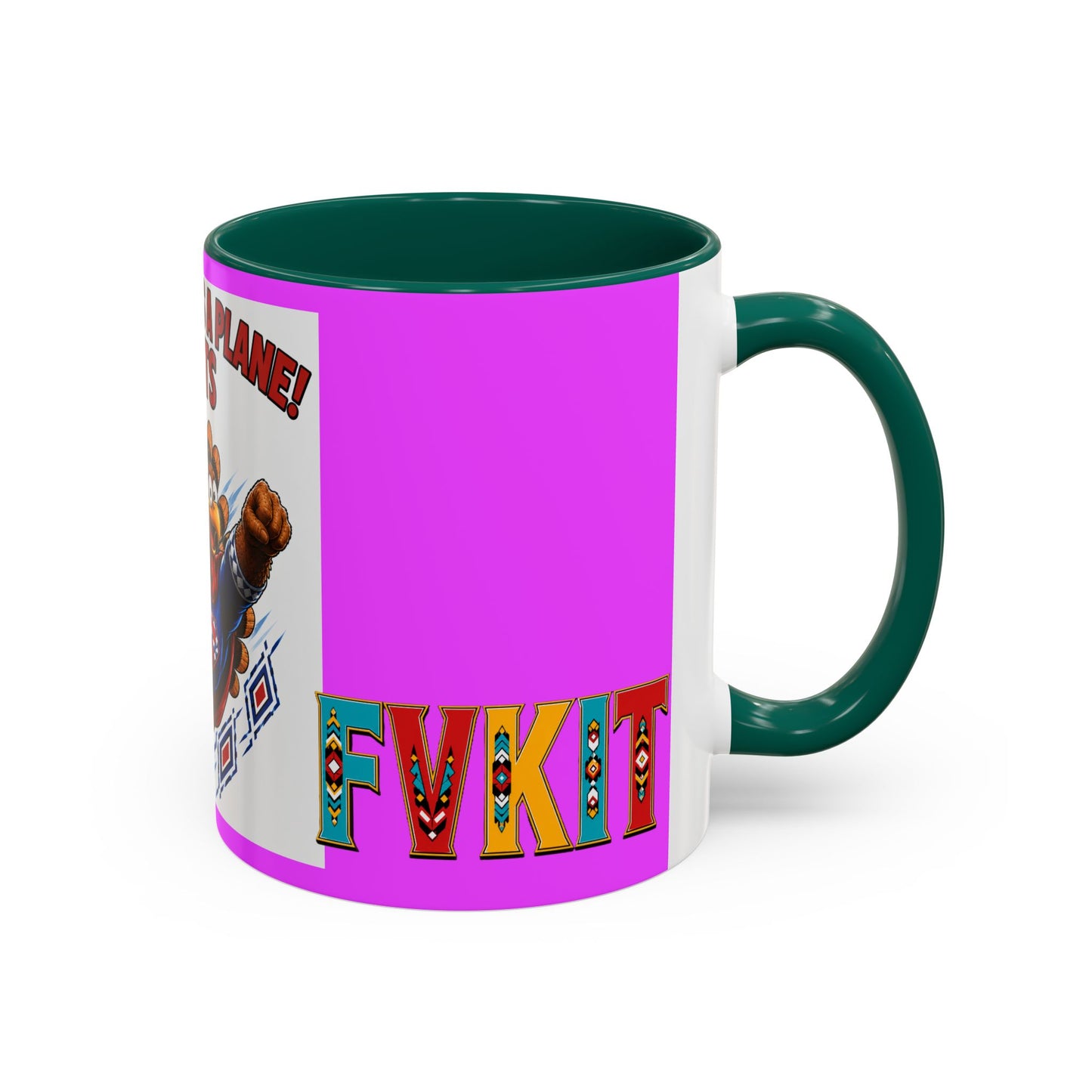 Turkey Coffee Mug — "It’s a Bird! It’s a Plane! No It’s" Colorful 11/15oz Mug