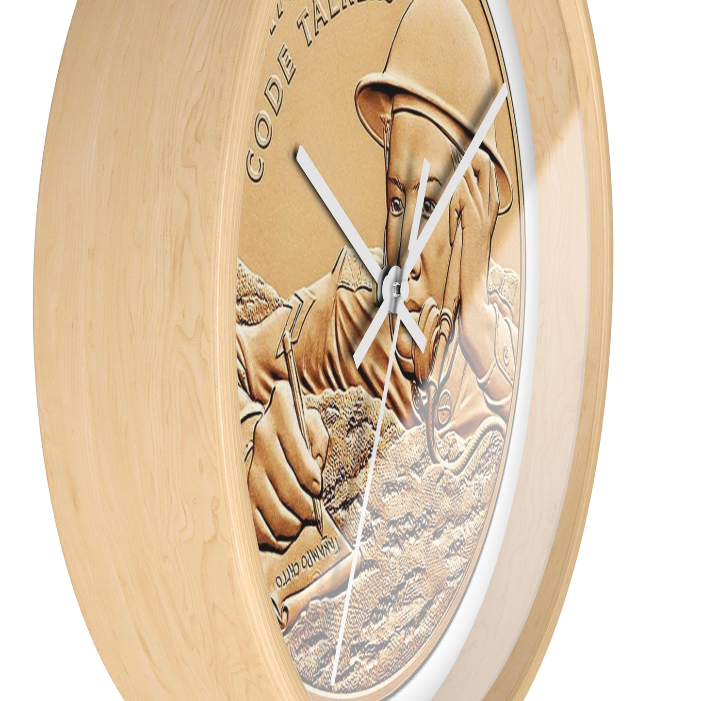 Wall Clock — Choctaw Nation 'Code Talkers' Commemorative Clock