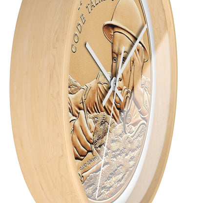 Wall Clock — Choctaw Nation 'Code Talkers' Commemorative Clock