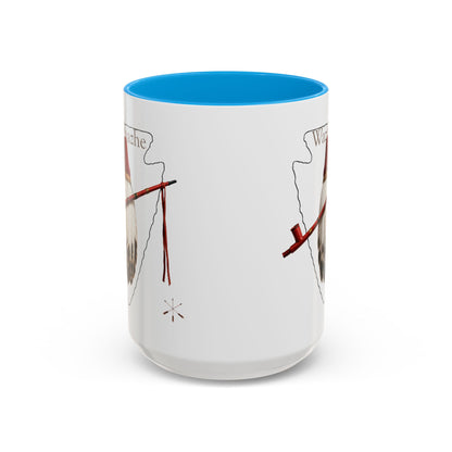Osage Wazhazhe Tribal Feather Mug (11oz & 15oz) — Native-Inspired Coffee Cup