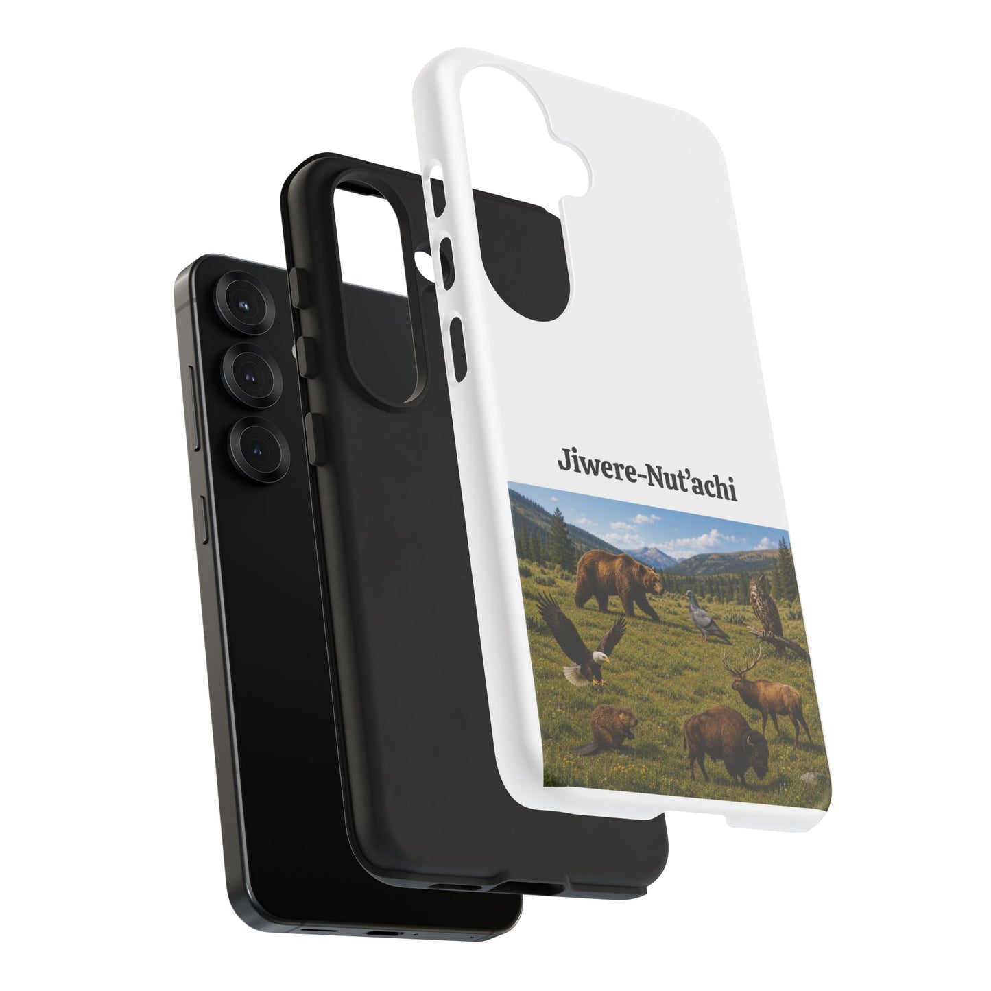 Otoe-Missouria Phone Tough Case — Bold 'Tough Cases' Graphic Protective Cover
