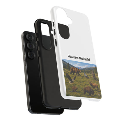 Otoe-Missouria Phone Tough Case — Bold 'Tough Cases' Graphic Protective Cover