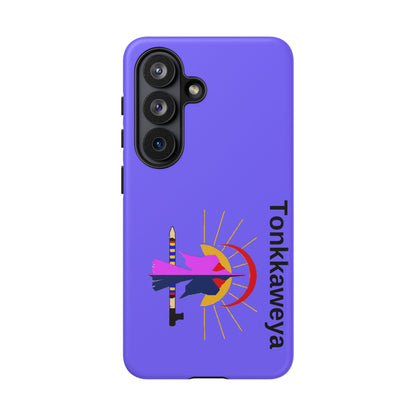 Tonkawa Phone Case — Tonkkaweya Sunrise Design (Protective Purple Hard Shell)