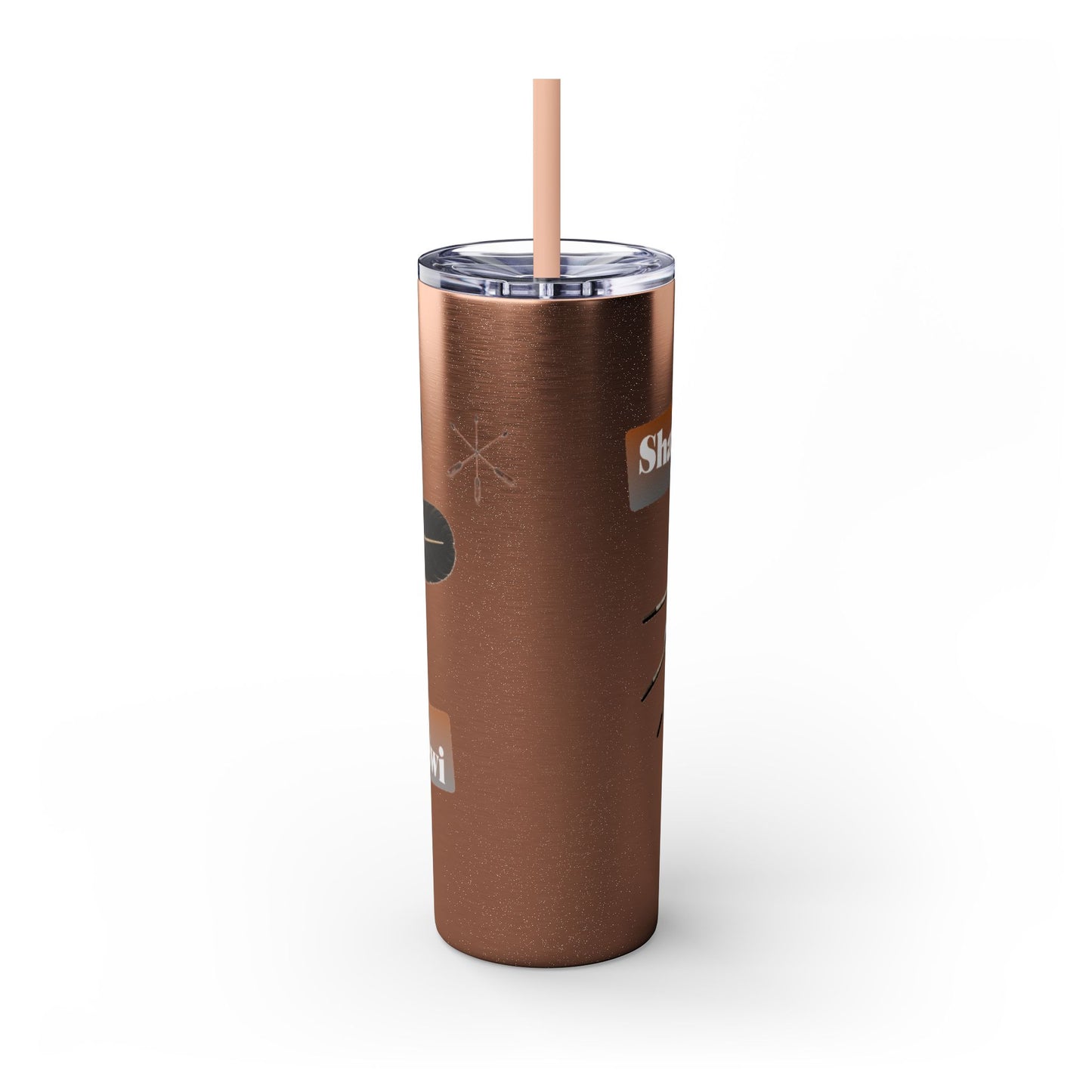 Shawnee Absentee Skinny Tumbler with Straw, 20oz