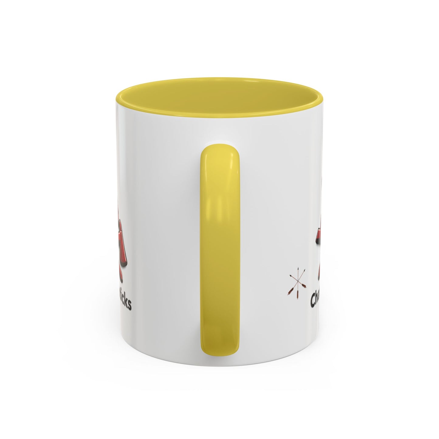 Pawnee Chaticks Si Chaticks Red Wolf Logo Mug — Funny Novelty Coffee Cup (11oz, 15oz)