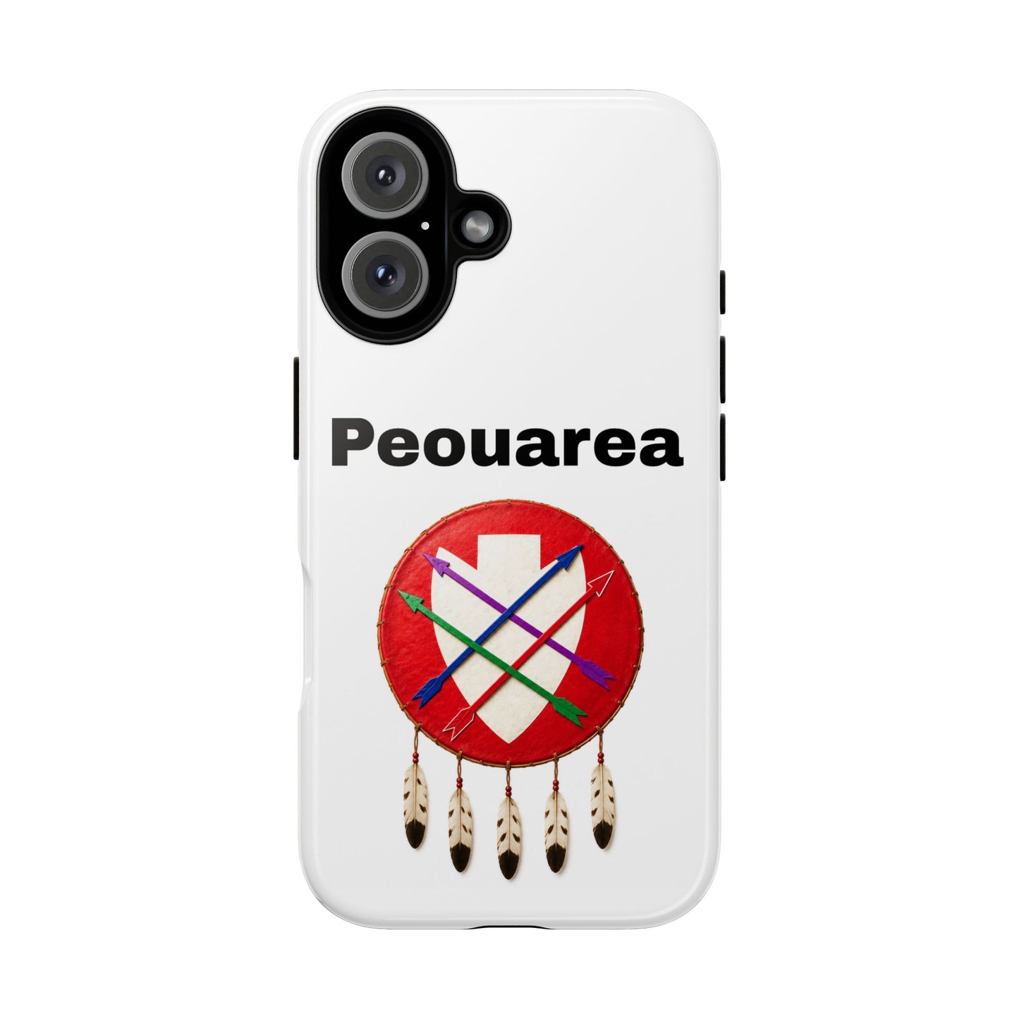 Peoria Phone Case — 'Peouarea' Dreamcatcher Shield Design