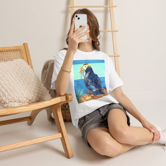 Puffin Beach Tee — Vintage Seaside Bird Graphic T-Shirt