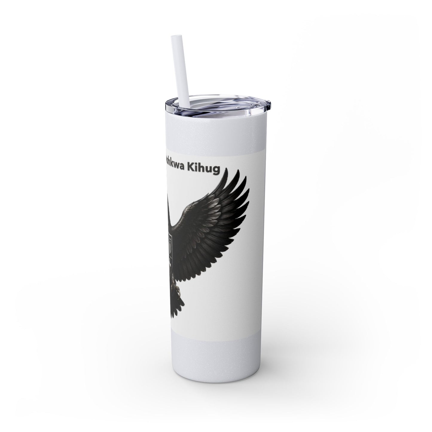 Sac Fox Skinny Tumbler with Straw, 20oz