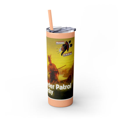 Shawnee Absentee Skinny Tumbler with Straw, 20oz