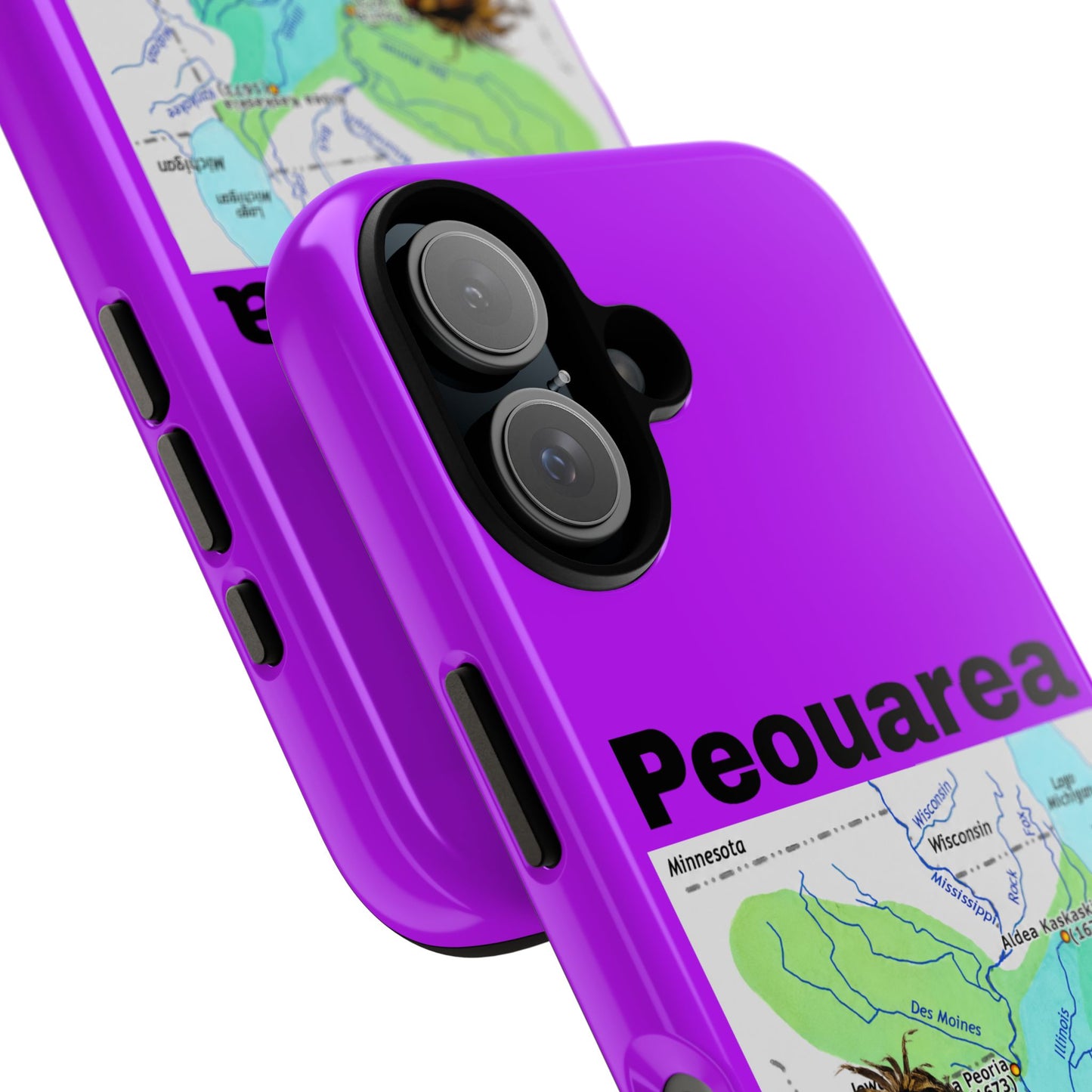 Peoria Phone Case — 'Peouarea' Dreamcatcher Shield Design