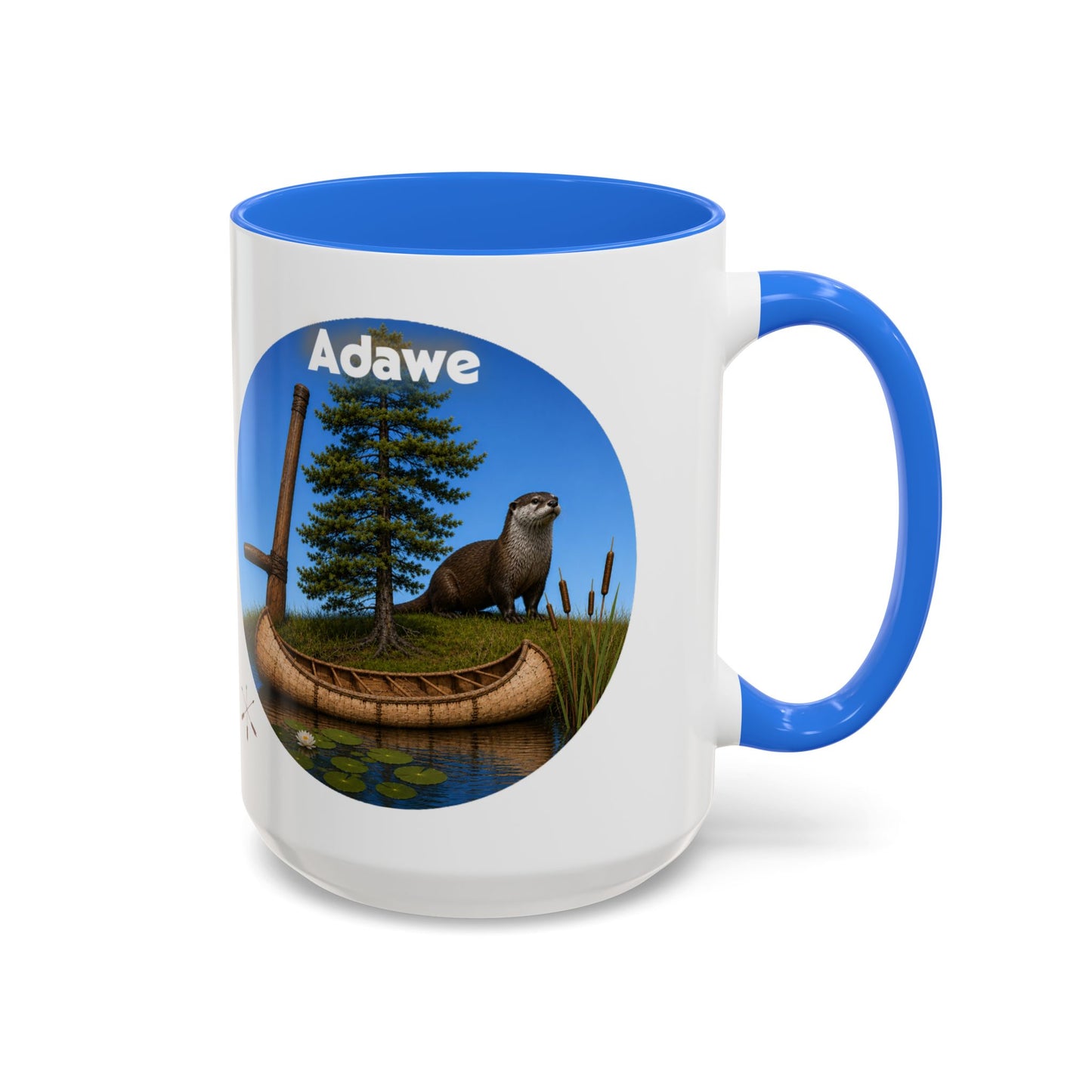 Ottawa Adawe Otter Canoe Mug — Nature Wildlife Coffee Cup (11oz & 15oz)