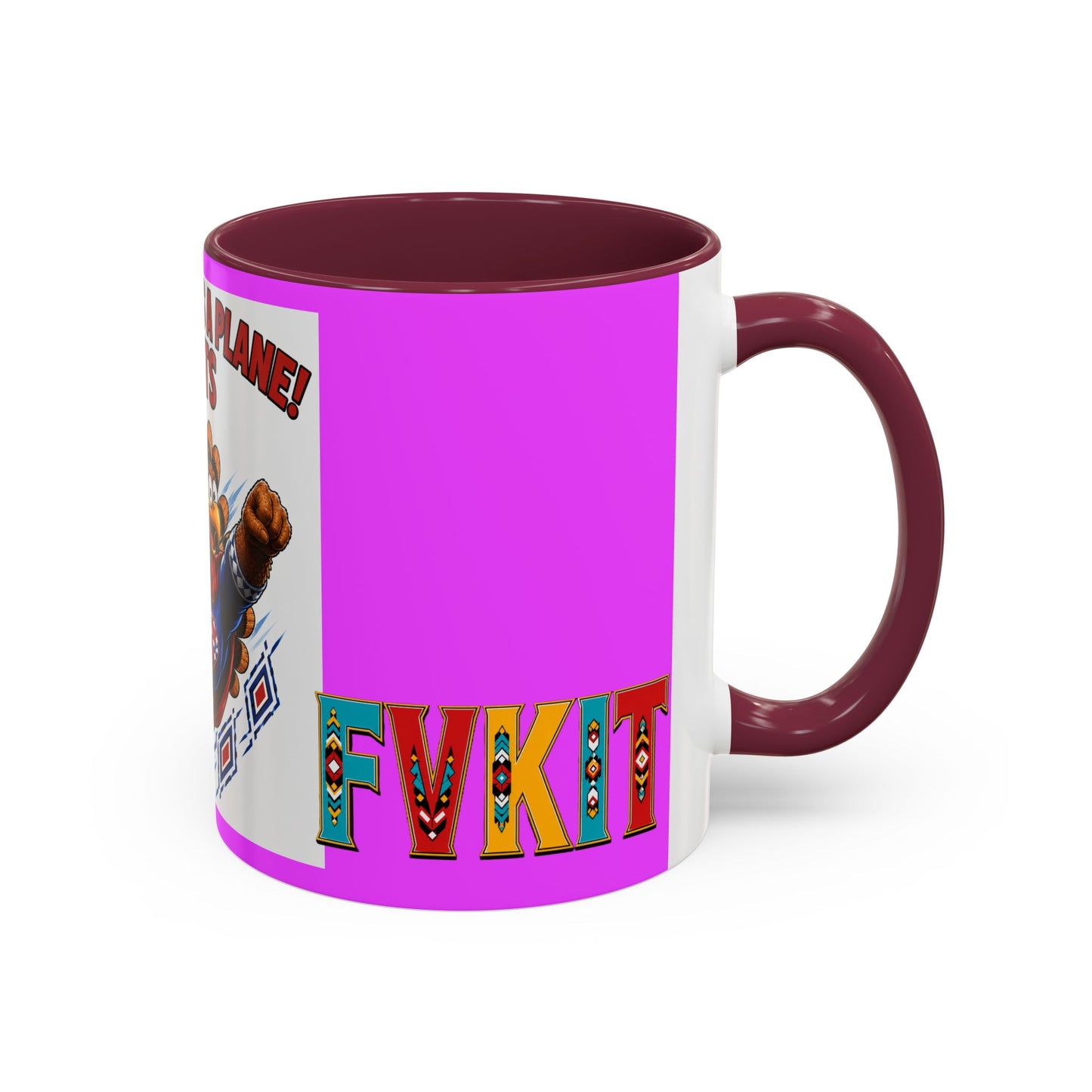 Turkey Coffee Mug — "It’s a Bird! It’s a Plane! No It’s" Colorful 11/15oz Mug