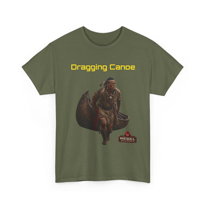 Dragging Canoe Canoe Warrior T-Shirt — Native American Historical Tribute Tee