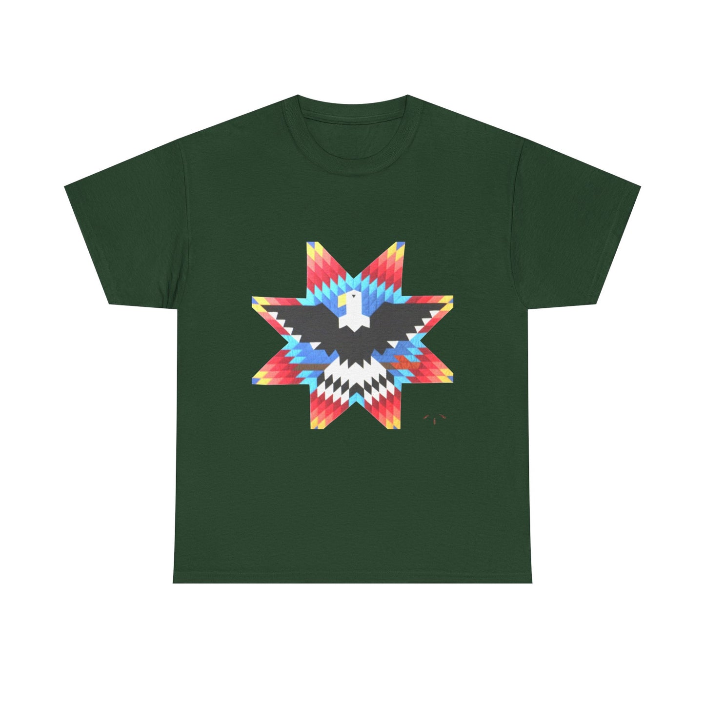 Native Star Eagle Graphic Tee with Arrow Backprint