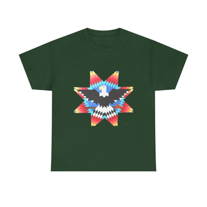 Native Star Eagle Graphic Tee with Arrow Backprint