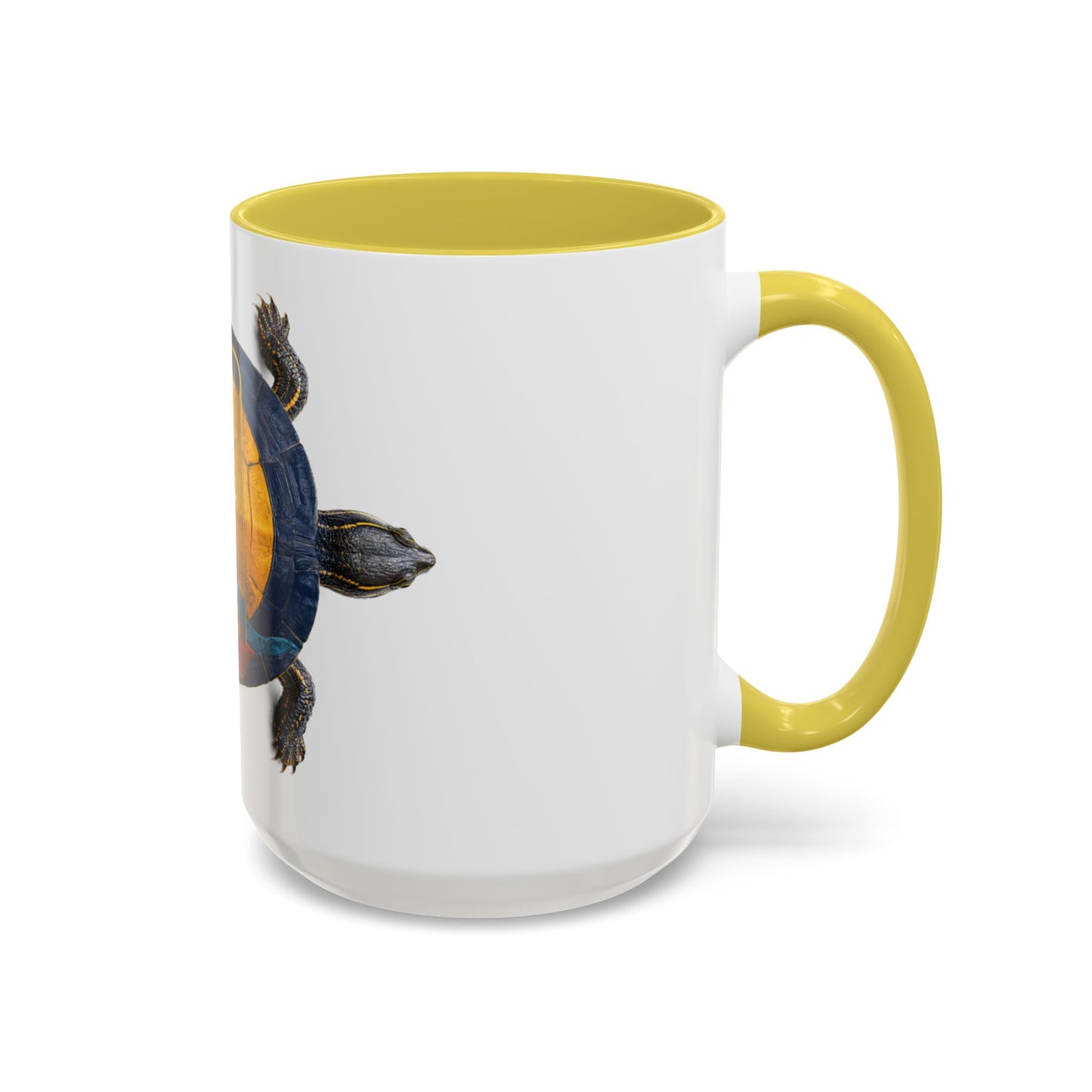 Delaware West Colorful Turtle Coffee Mug — Vibrant Hand-Painted Shell Design (11oz/15oz)