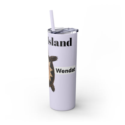 Wyandotte Skinny Tumbler with Straw, 20oz