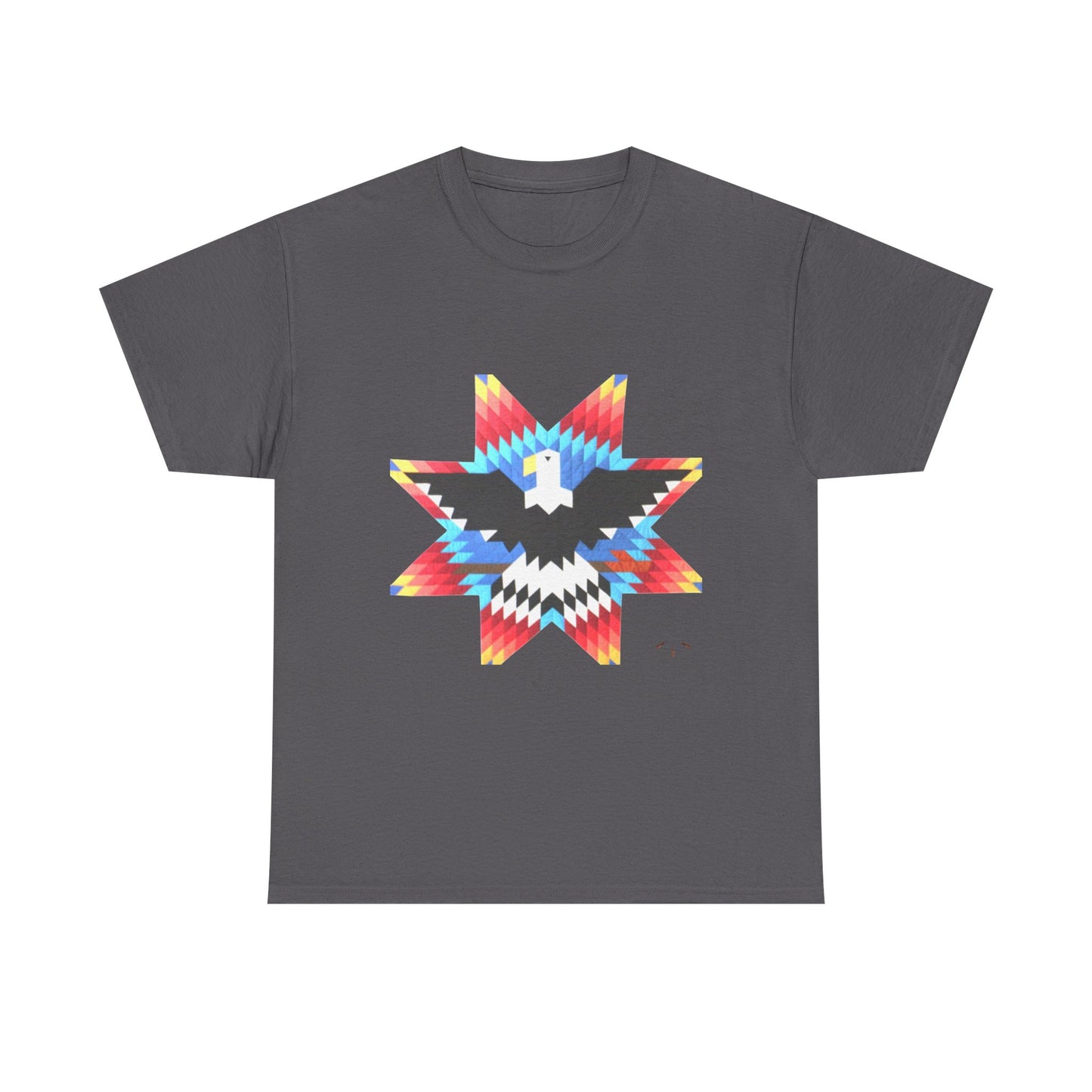 Native Star Eagle Graphic Tee with Arrow Backprint