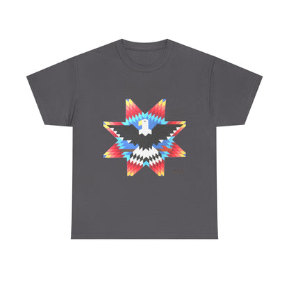 Native Star Eagle Graphic Tee with Arrow Backprint