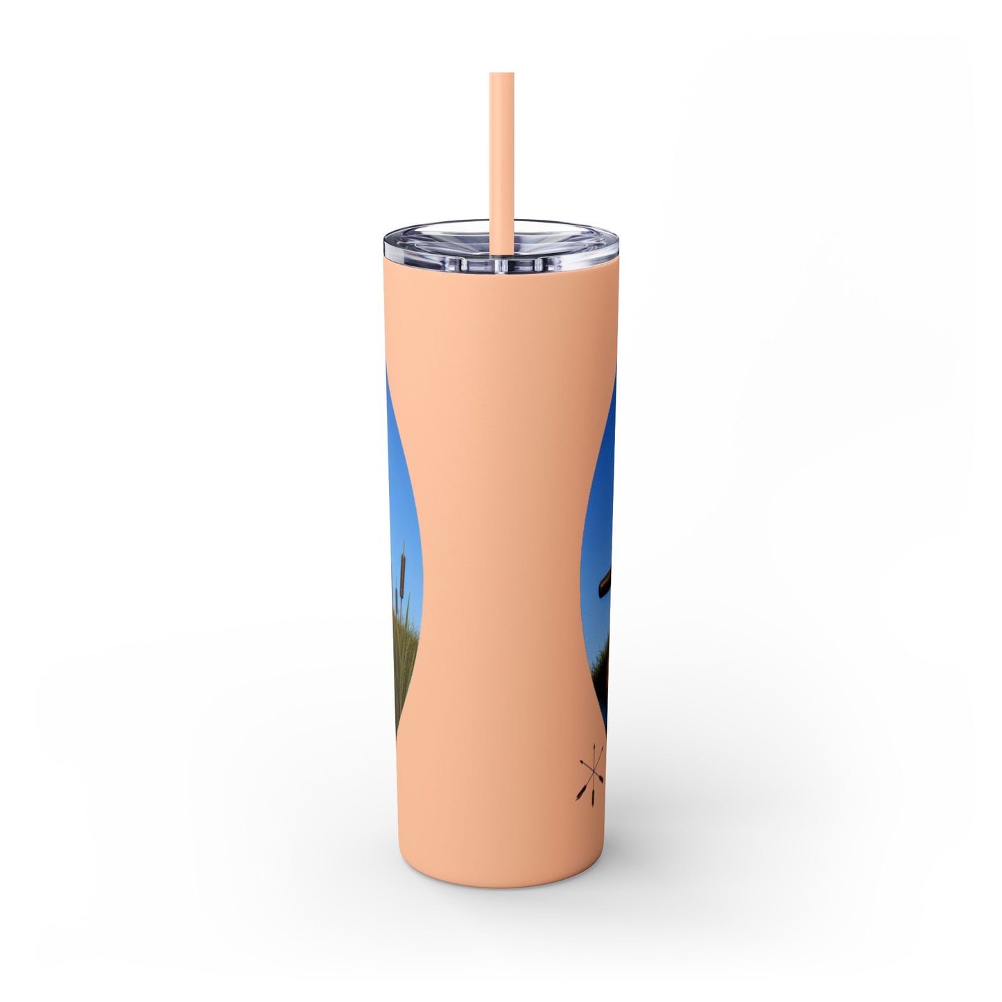 Ottawa Adawe Canoe Skinny Tumbler — 20oz Insulated Travel Cup with Straw
