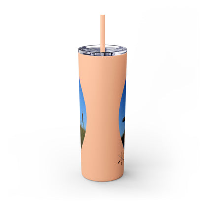 Ottawa Adawe Canoe Skinny Tumbler — 20oz Insulated Travel Cup with Straw