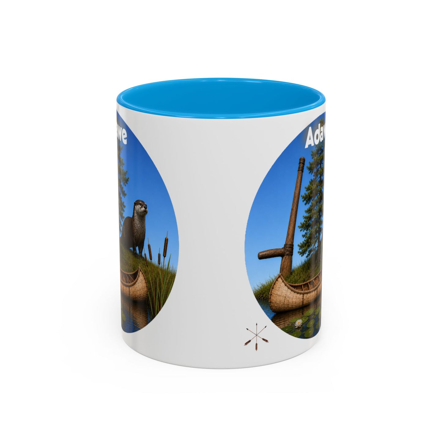 Ottawa Adawe Otter Canoe Mug — Nature Wildlife Coffee Cup (11oz & 15oz)
