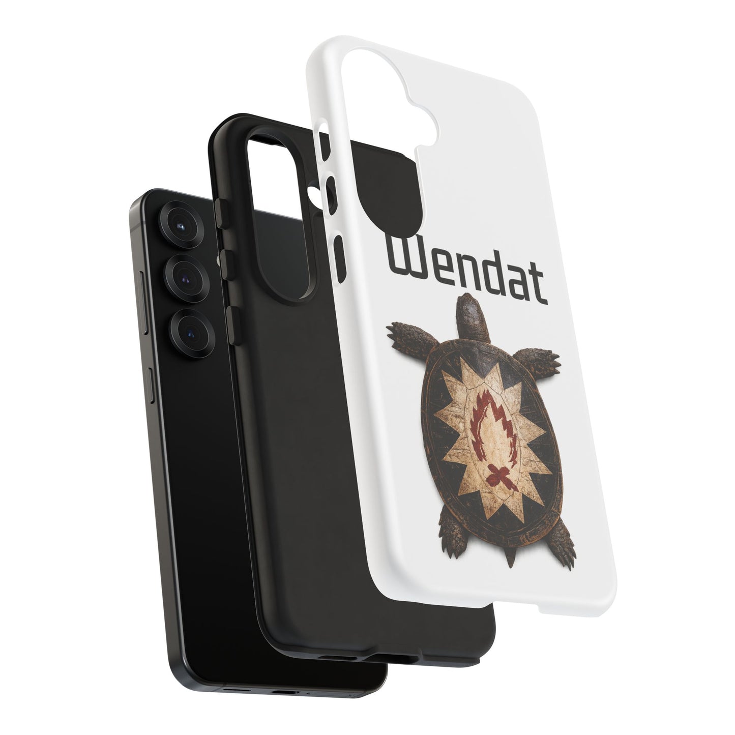 Wyandotte Wendat Turtle Phone Case — Indigenous Turtle Shield Design