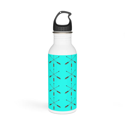 Three Arrows Stainless Steel Water Bottle — Lightweight Patterned Hydration Bottle