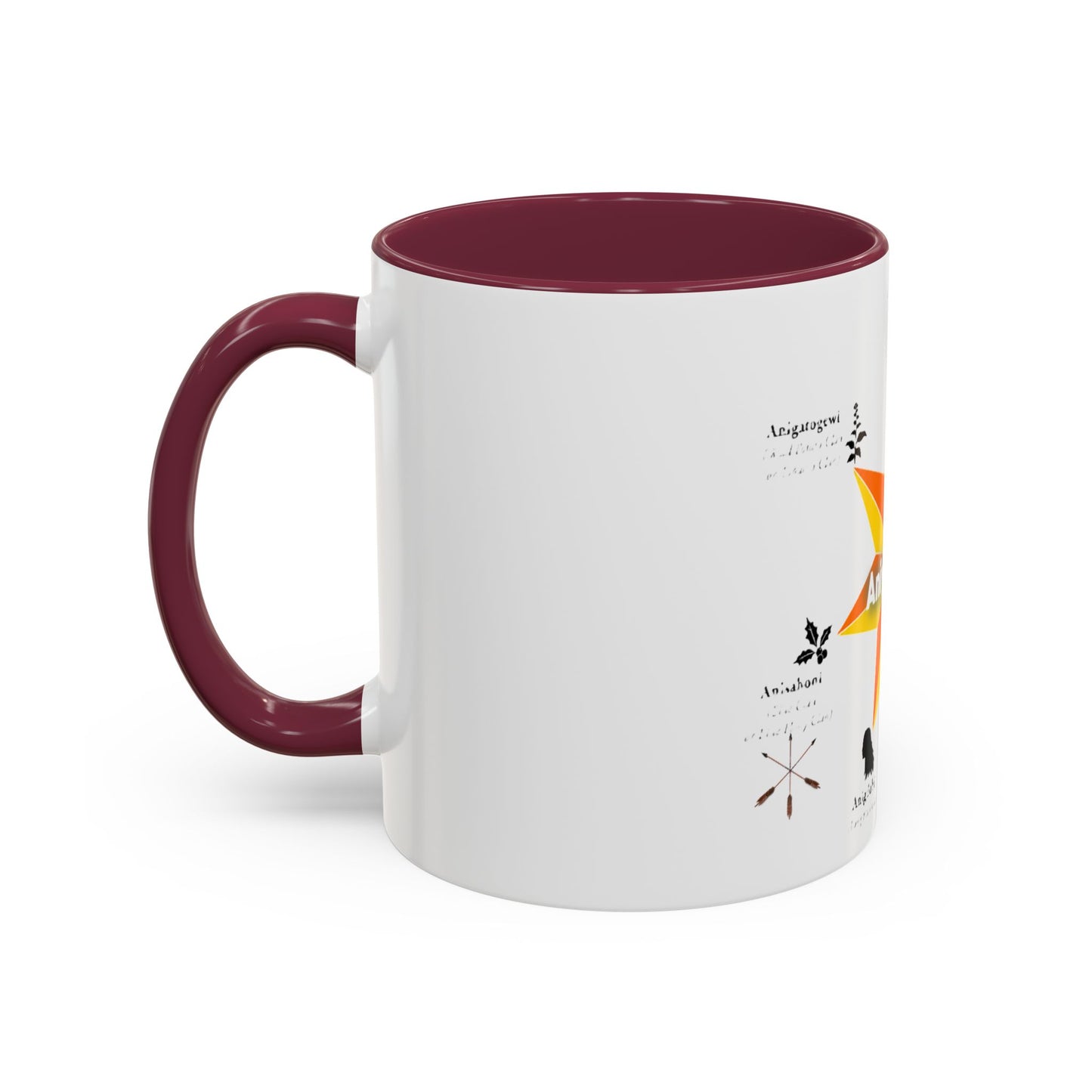 Aniyunwiya Star Map Coffee Mug — Native Seneca/Onondaga Language Names