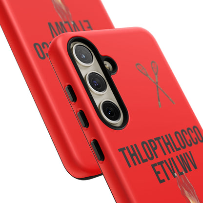 Thlopthlocco Protective Phone Case —  Text "THLOPTHLOCCO ETVLWV"
