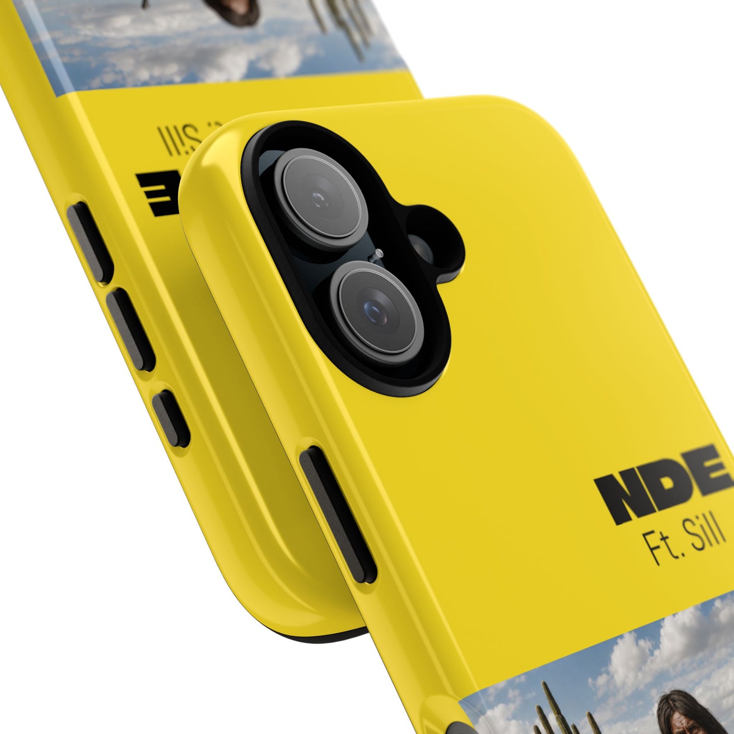 Ft. Sill Phone Case — Yellow ‘NDE Ft. Sill’ Desert Photo Protective Cover