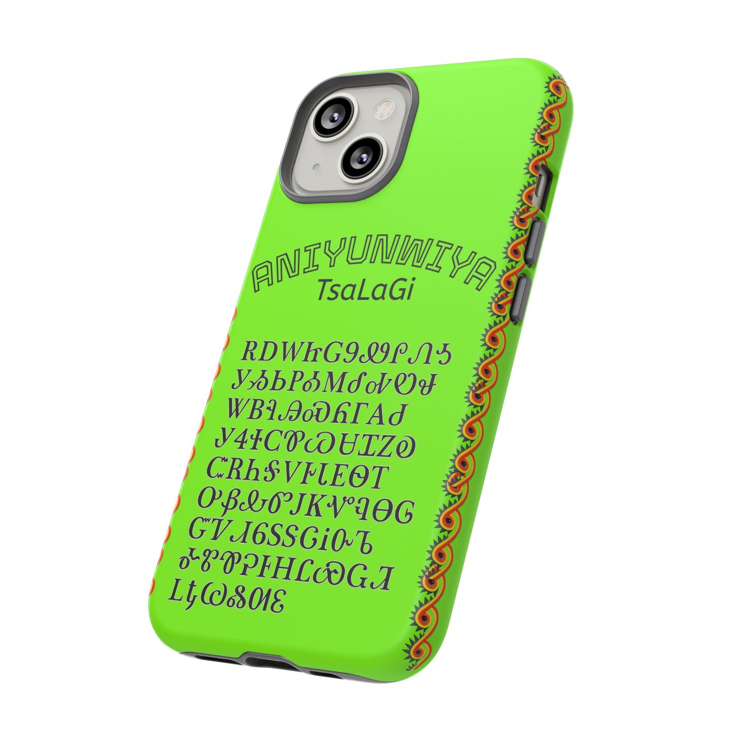 Cherokee Phone Case — Anityuniwya TsaLaGi Star Design (Protective Tough Case)