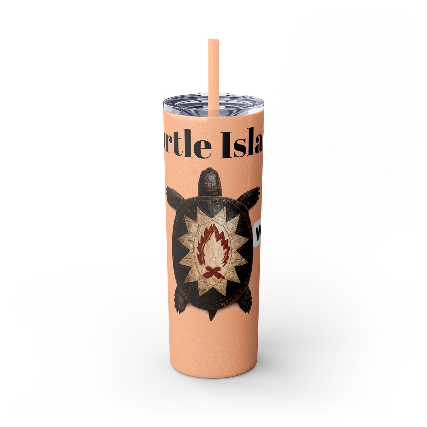 Wyandotte Skinny Tumbler with Straw, 20oz