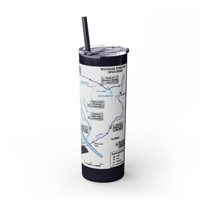 Blackhawk Skinny Tumbler 20oz – "BlackHawk could teach Yoda" Design
