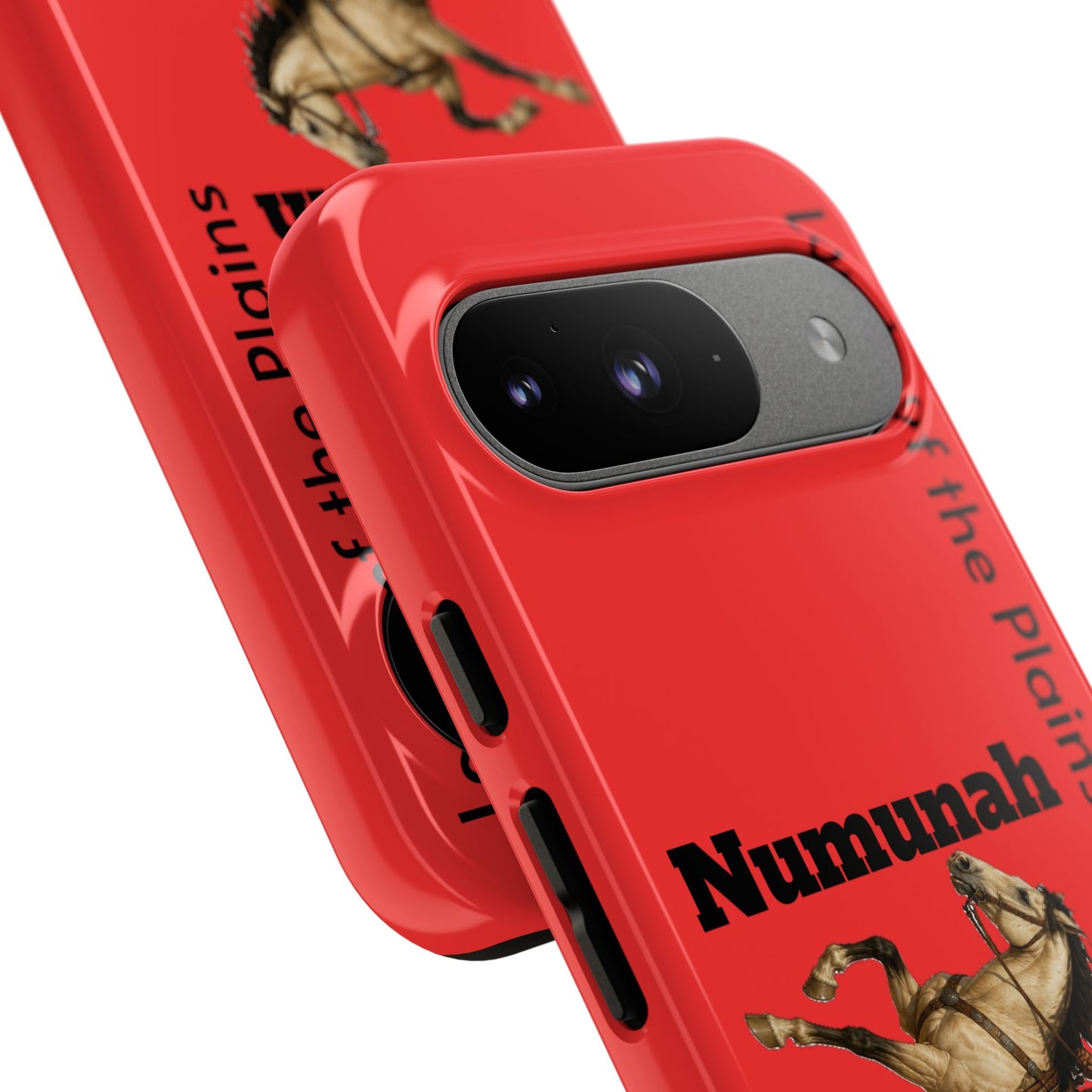 Comanche Numunah Horse Phone Case — 'Lords of the Plains' Red Protective Case