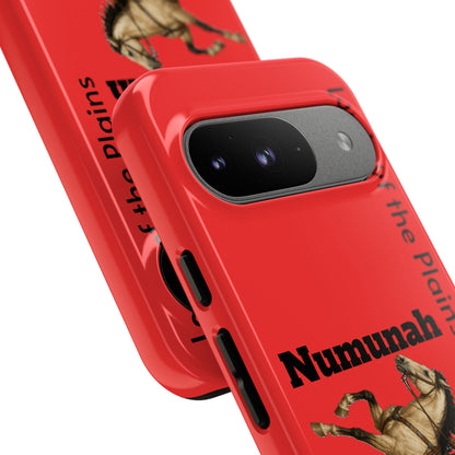 Comanche Numunah Horse Phone Case — 'Lords of the Plains' Red Protective Case