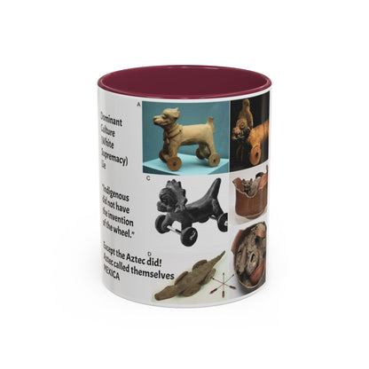 Aztec Artifact Photos Collage Coffee Mug (11oz/15oz)