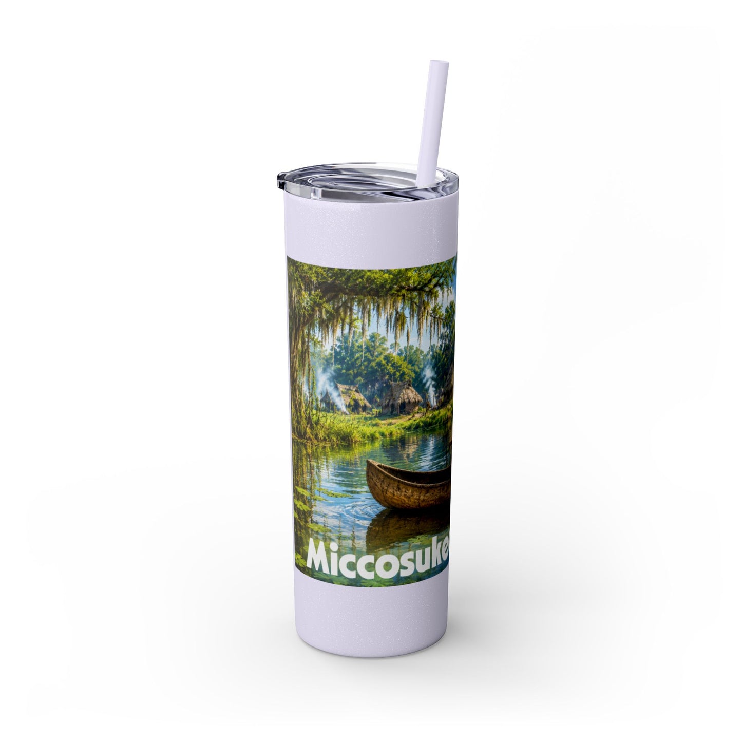 Seminole Skinny Tumbler with Straw, 20oz