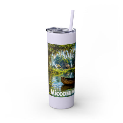 Seminole Skinny Tumbler with Straw, 20oz