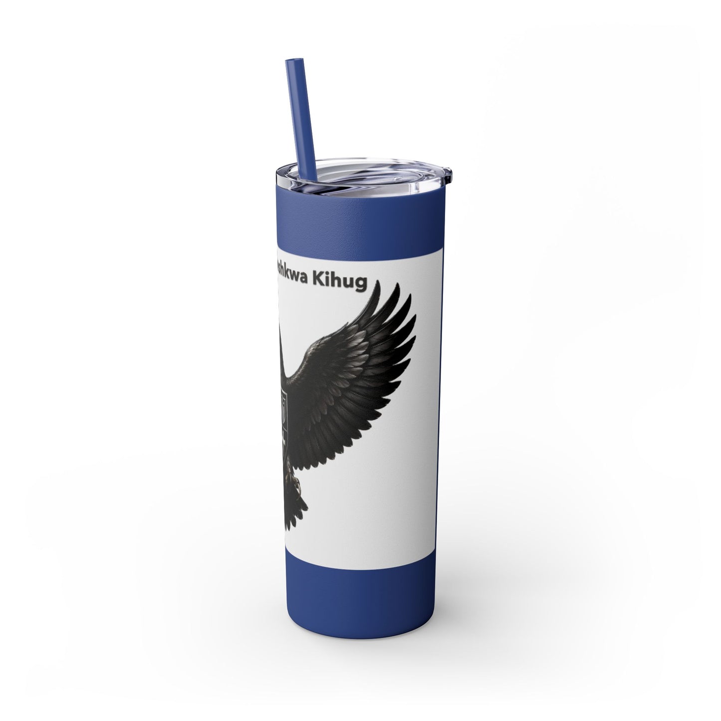 Sac Fox Skinny Tumbler with Straw, 20oz