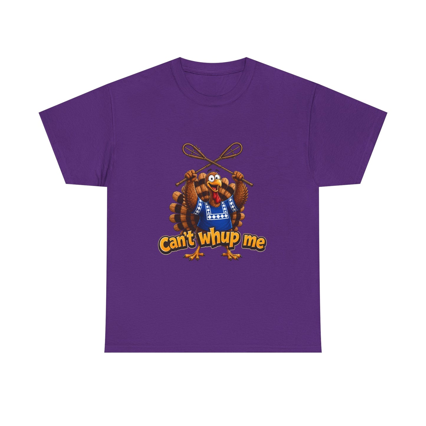 Turkey Mascot Tee — 'Can't Whup Me' Funny Thanksgiving T‑Shirt