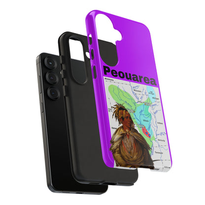 Peoria Phone Case — 'Peouarea' Dreamcatcher Shield Design